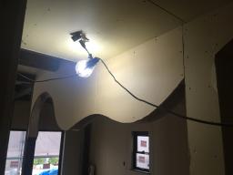 キッチンの垂れ壁完成です